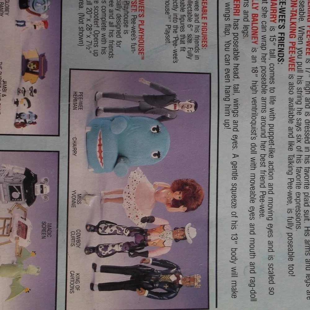 Pee-wee's Playhouse King of Cartoons Action Figure